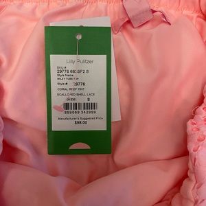 Strapless Lily Pulitzer top